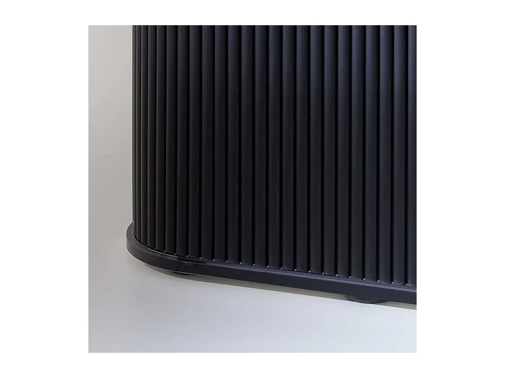 Rolloschrank in Schwarz Büro