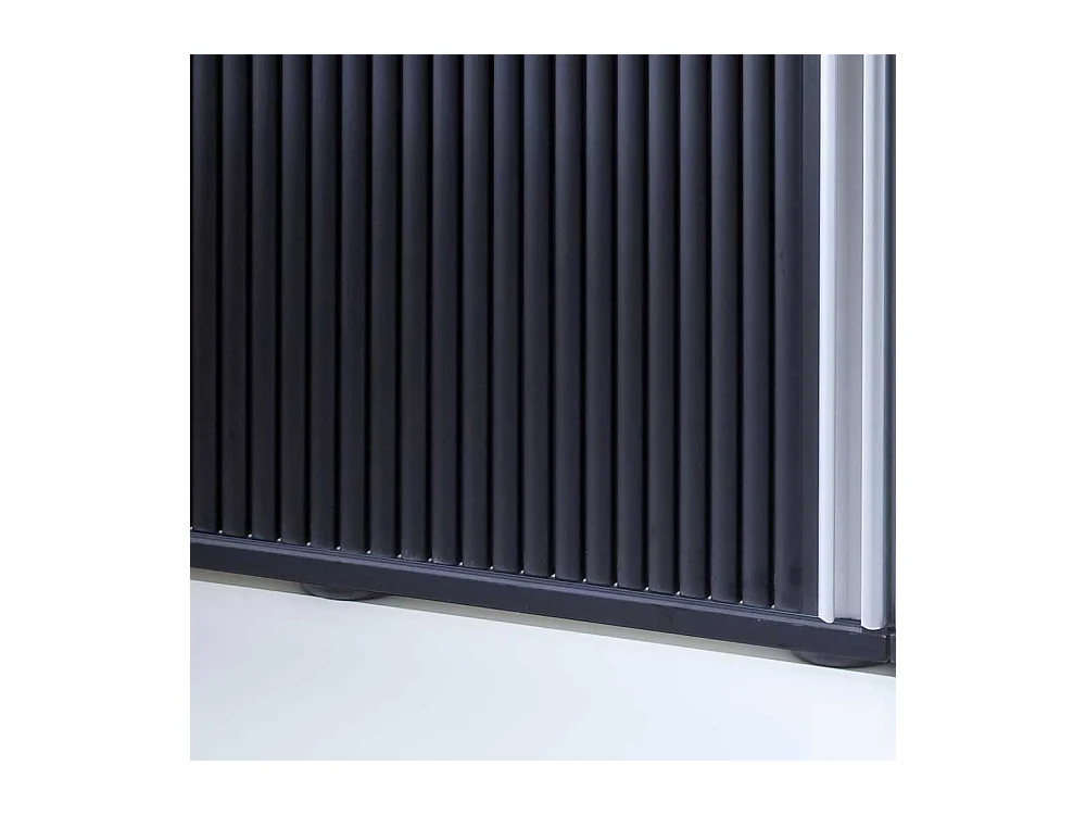 Rolloschrank in Schwarz Büro