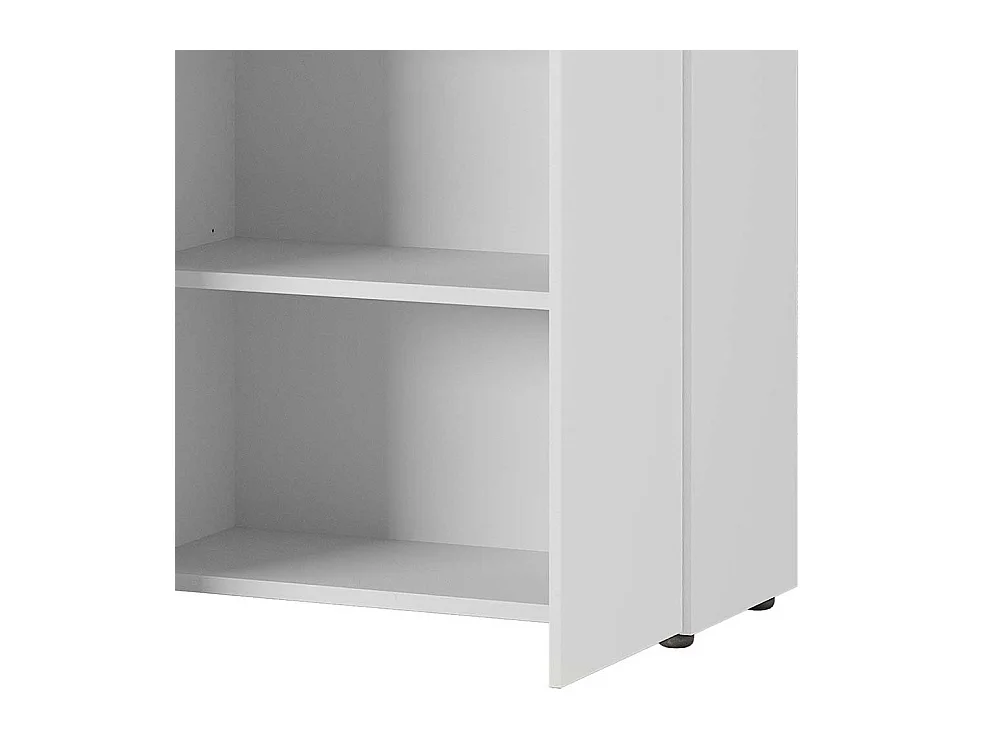 Abschließbarer Büroschrank in Lichtgrau 80 cm breit