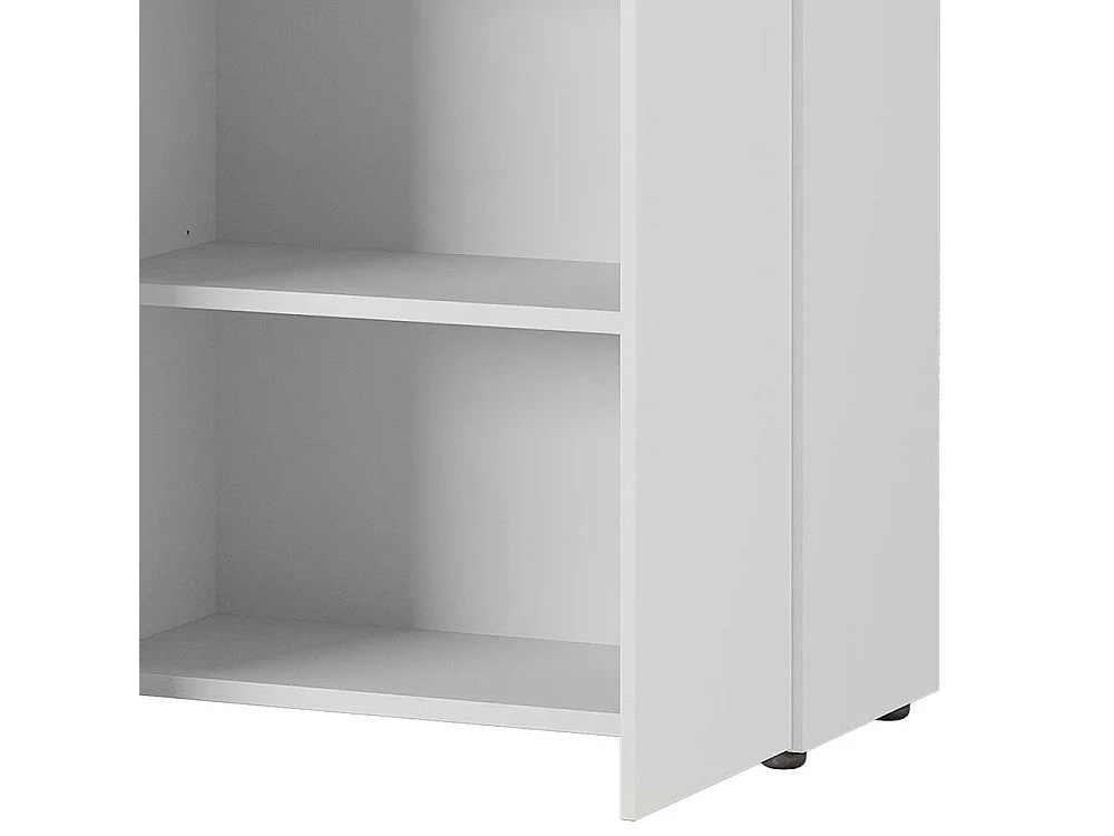 Abschließbarer Büroschrank in Lichtgrau 80 cm breit