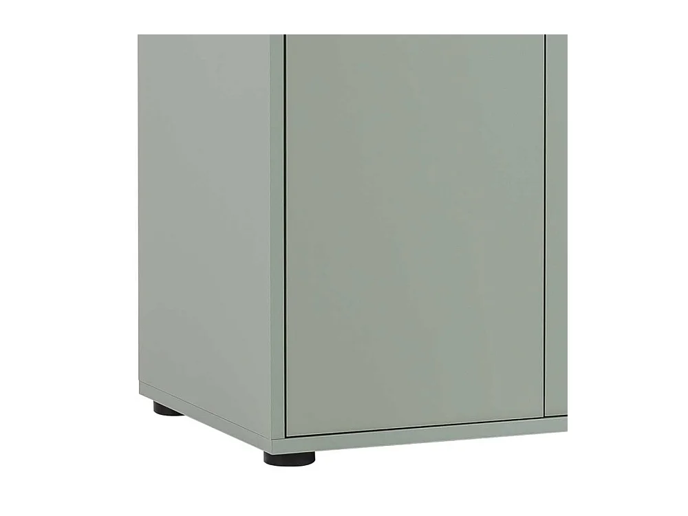 Büroschrank Schrank Büro mit Drehtüren melaminbeschichtet