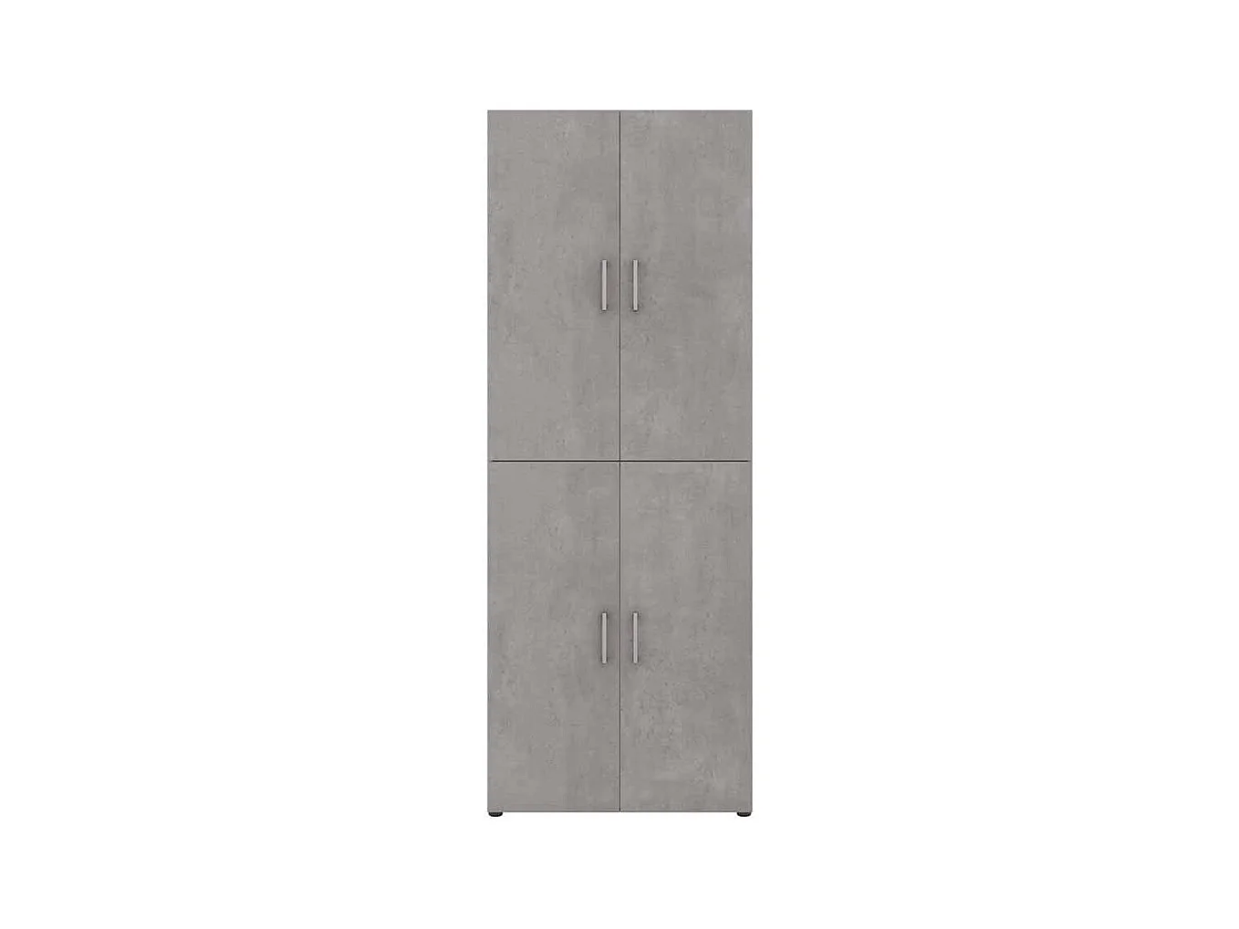 Ordnerschrank in Beton Grau Wei� 80 cm