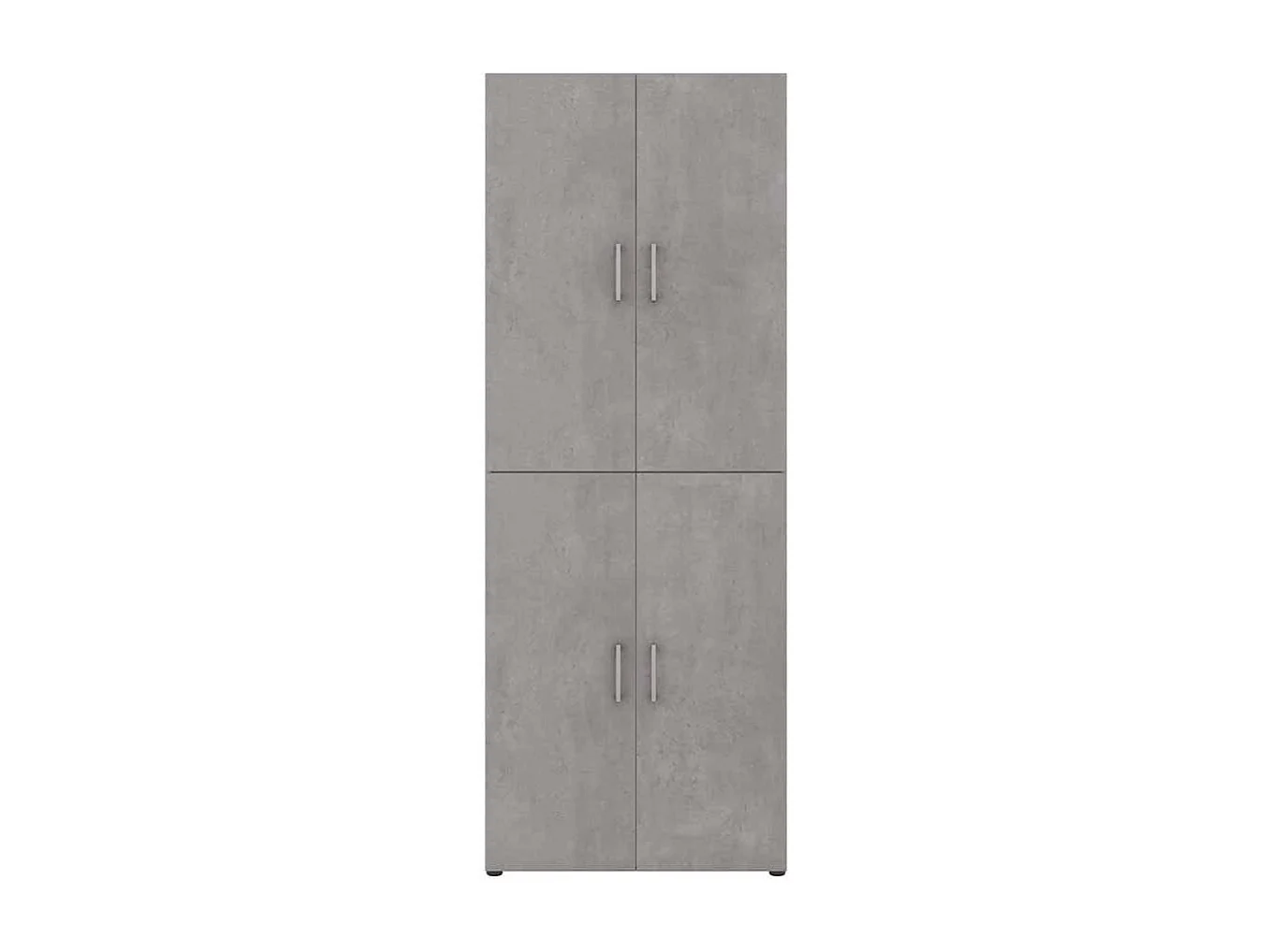 Ordnerschrank in Beton Grau Wei� 80 cm
