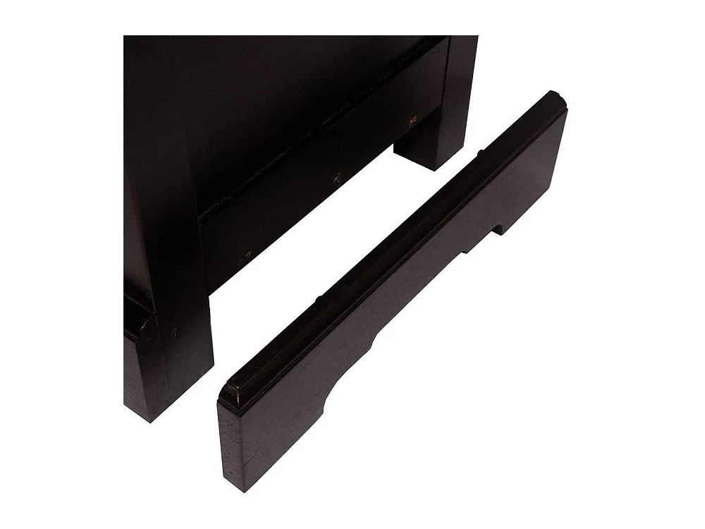 Büroschrank in Braun Antik Finish