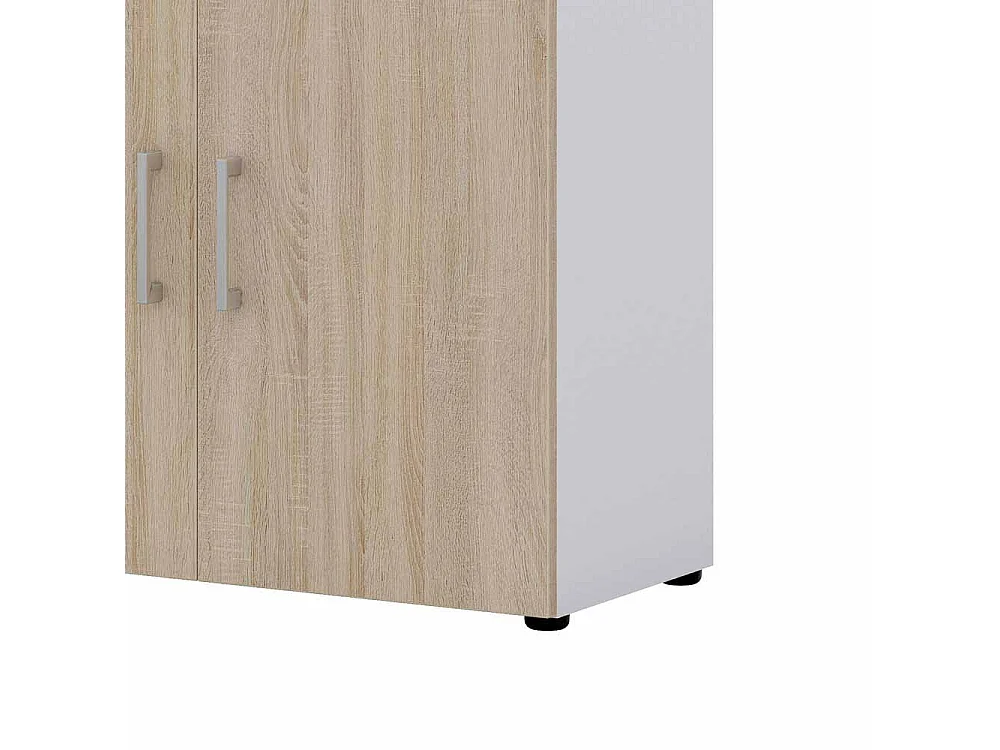 Ordnerschrank in Wei� Sonoma Eiche