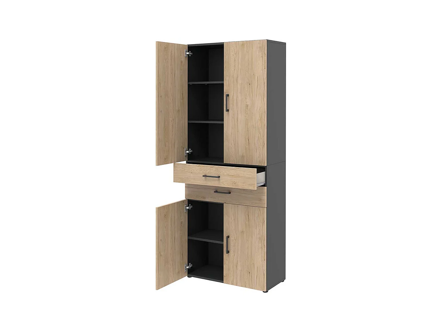B�roschrank 213 cm hoch 2 Schubladen 4 T�ren