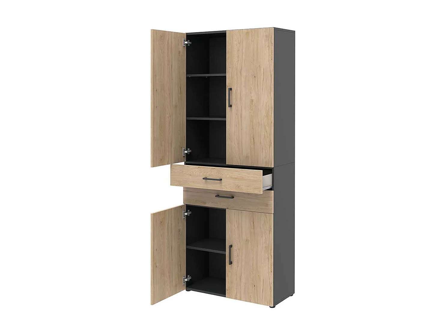 B�roschrank 213 cm hoch 2 Schubladen 4 T�ren