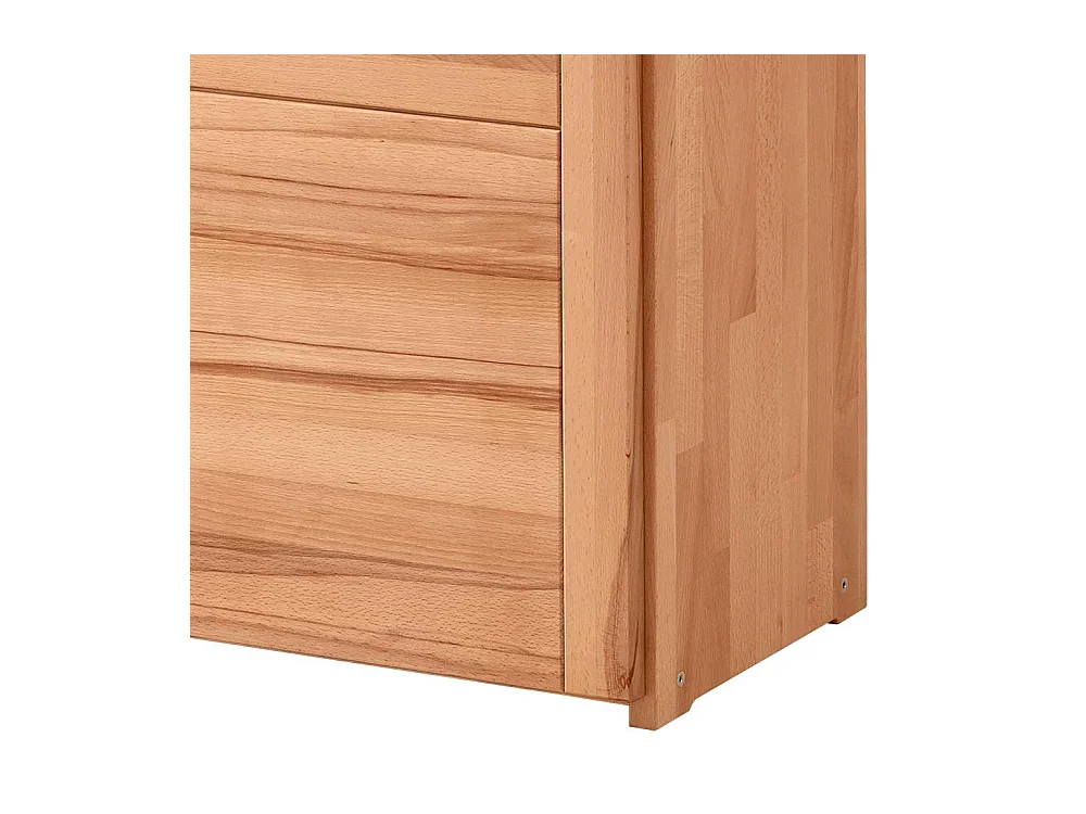 Kompakter Aktenschrank aus Kernbuche und Buche Massivholz geölt