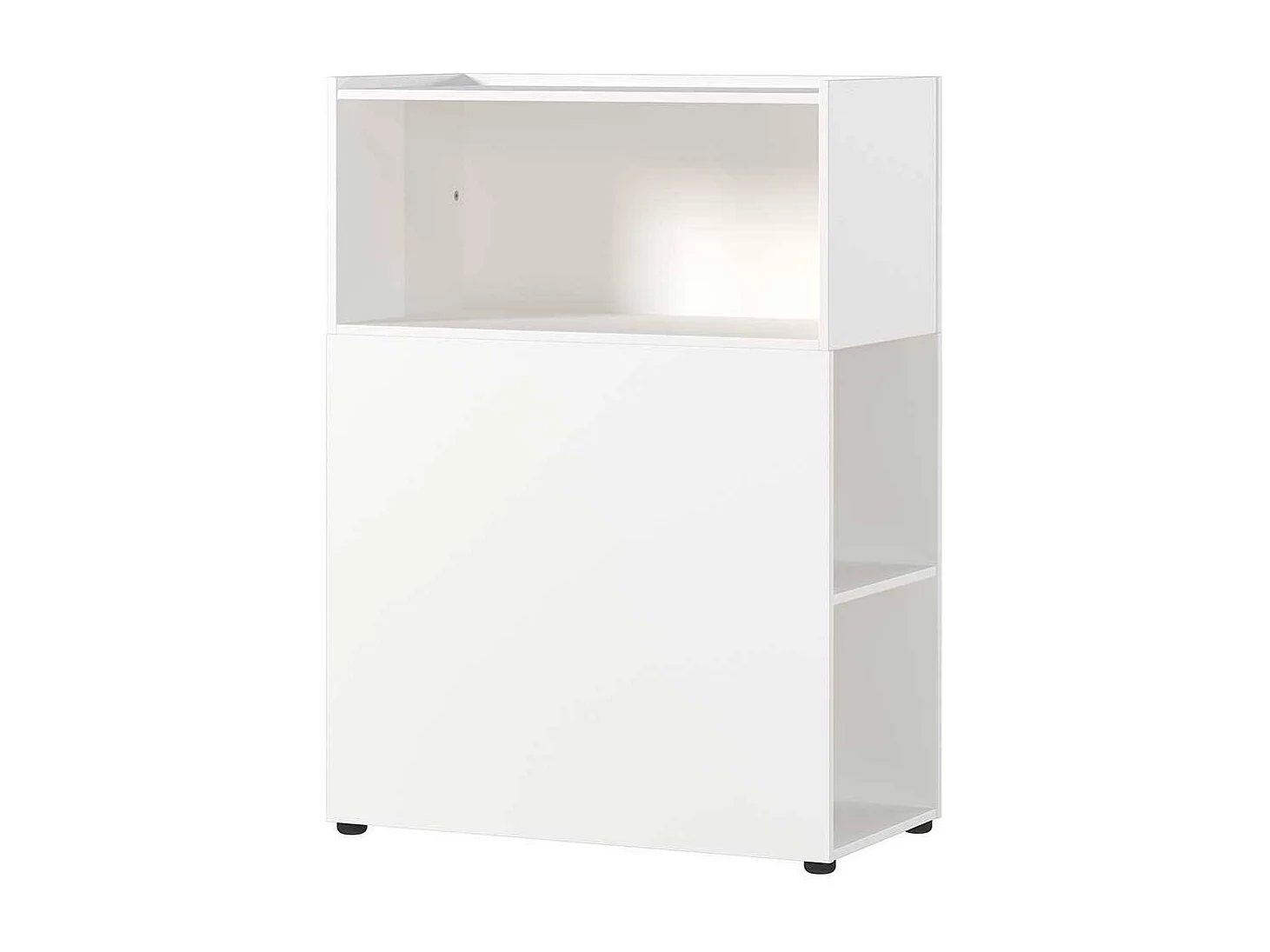 Regal Raumteiler mit Melaminharzbeschichtung 112 cm hoch