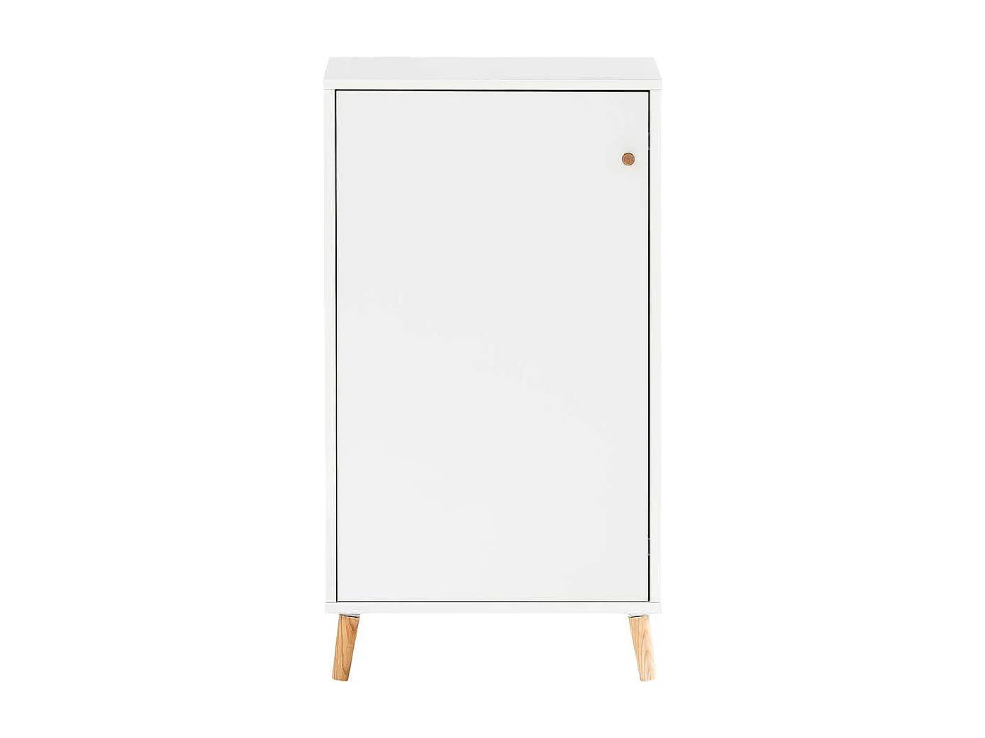 Aktenschrank 93 cm hoch in Weiß Eichefarben