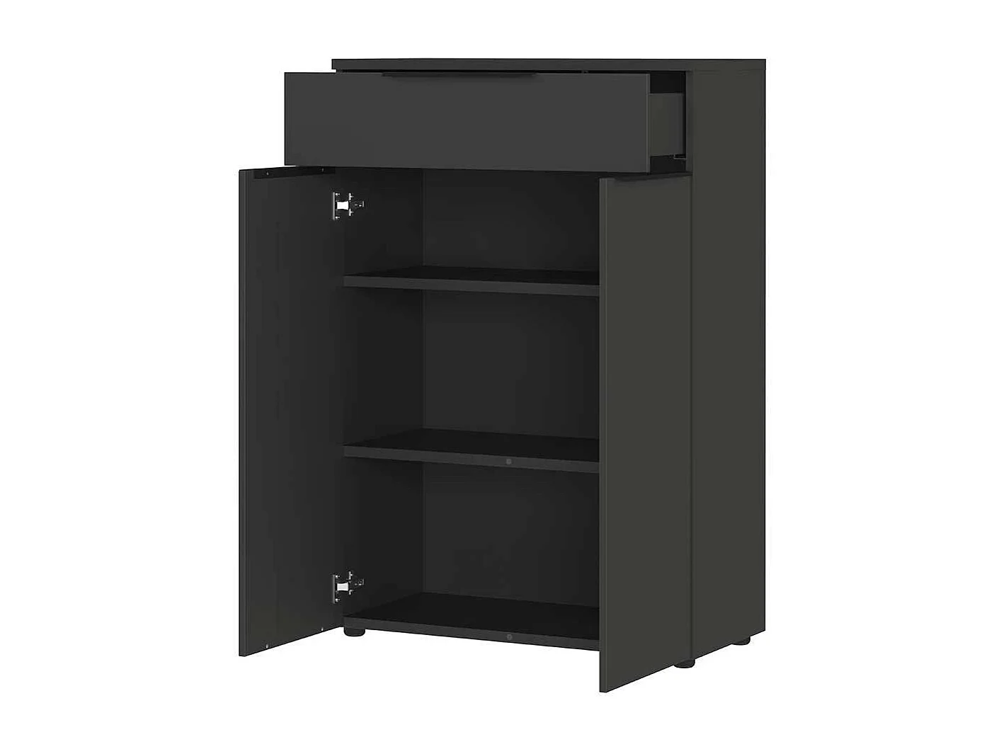 Aktenschrank Kommode mit einer Schublade und Drehtüren