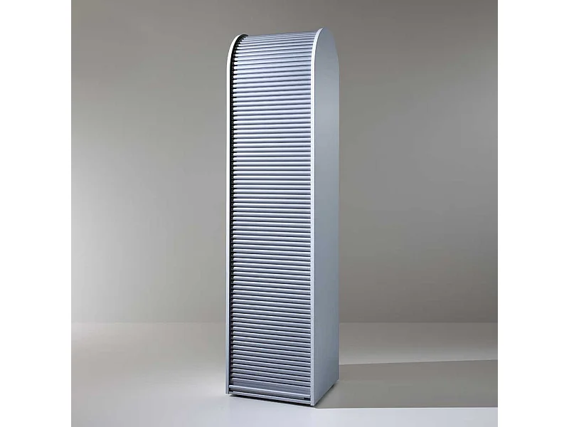 Aktenschrank mit Rollo Grau