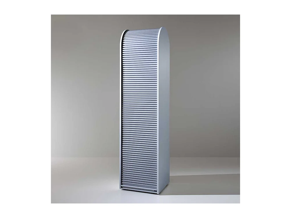 Aktenschrank mit Rollo Grau