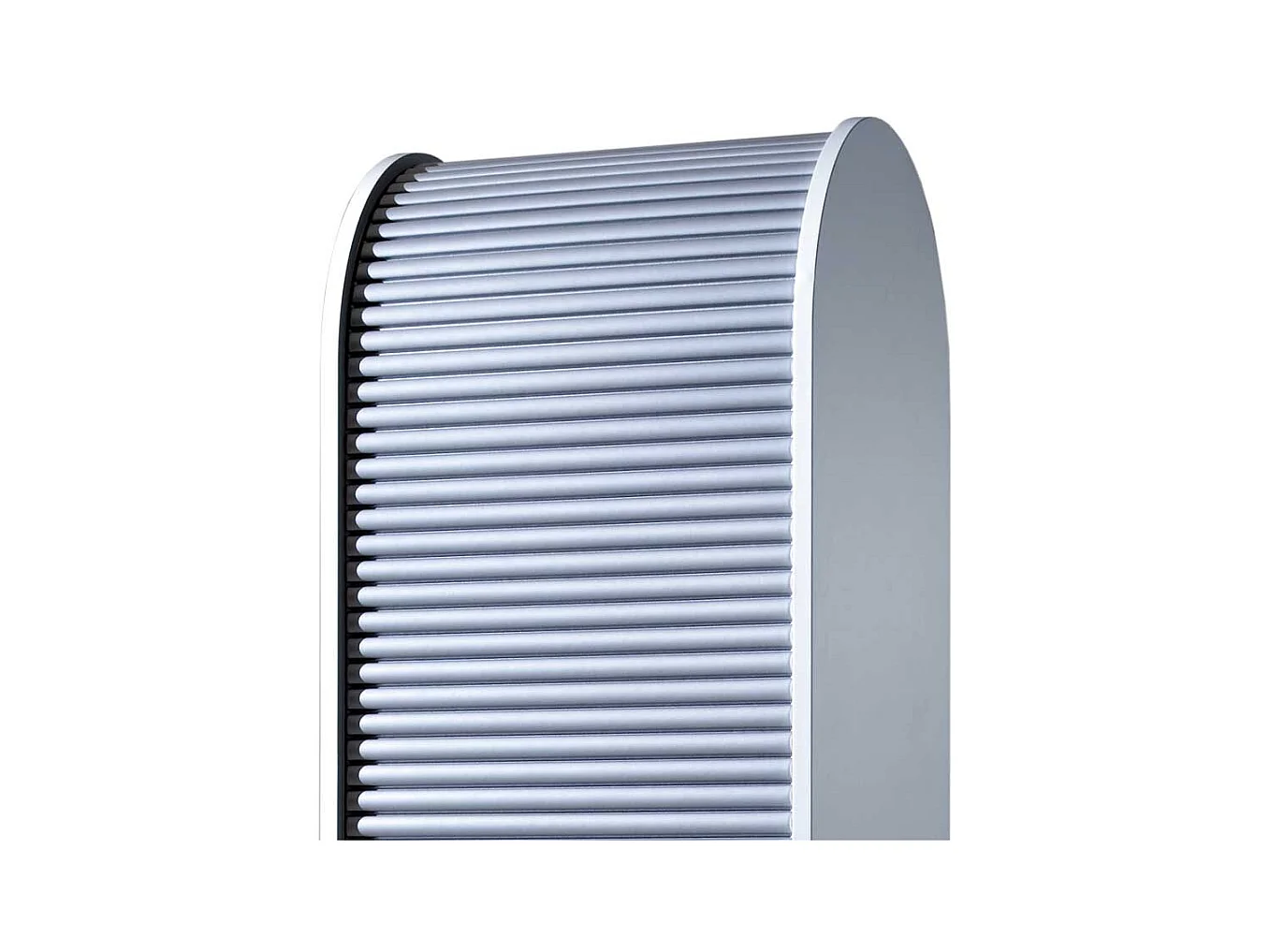 Aktenschrank mit Rollo Grau