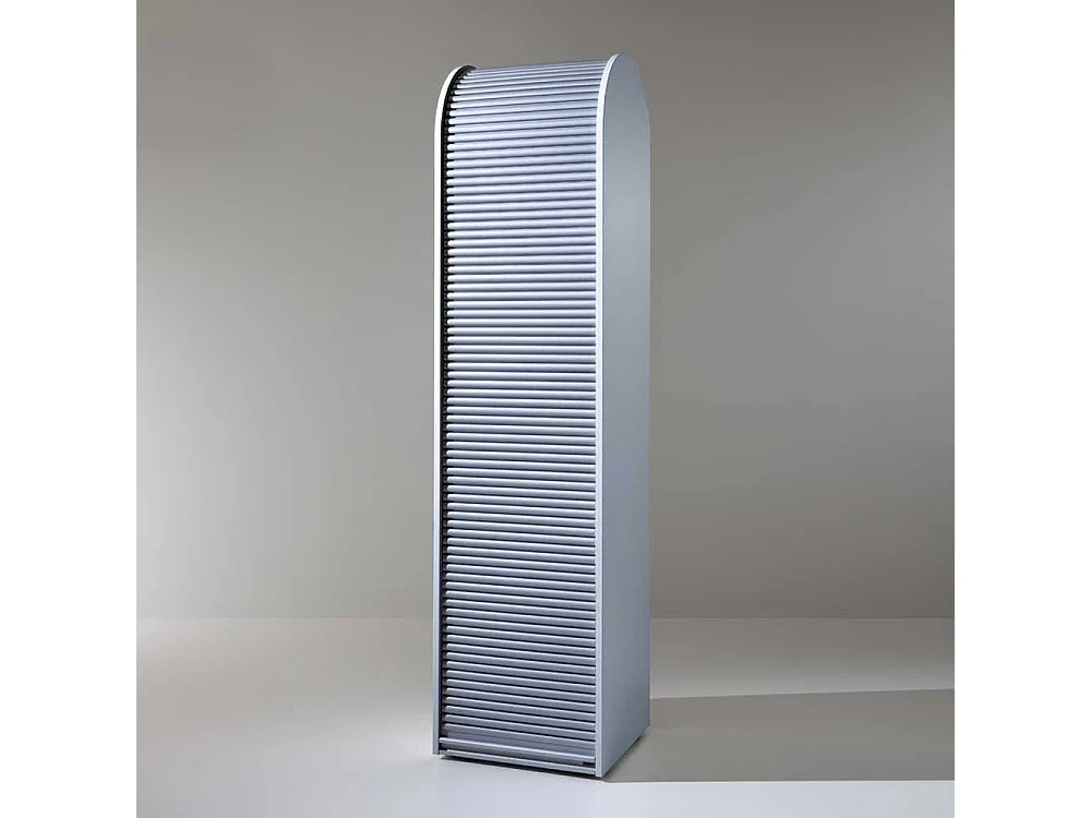 Aktenschrank mit Rollo Grau