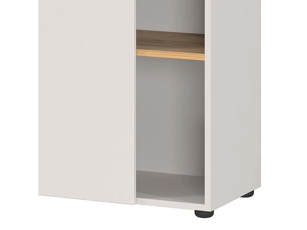 Büroschrank Schrank Büro 145 cm hoch mit drei Einlegeböden