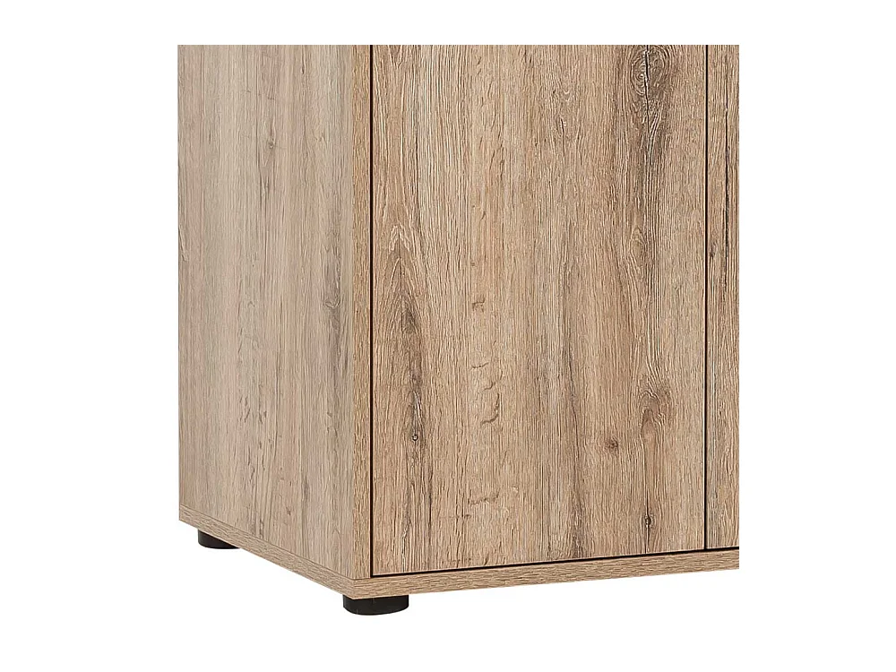 Schrank Büro Büroschrank in Wildeichefarben mit Holzwerkstoff Türen