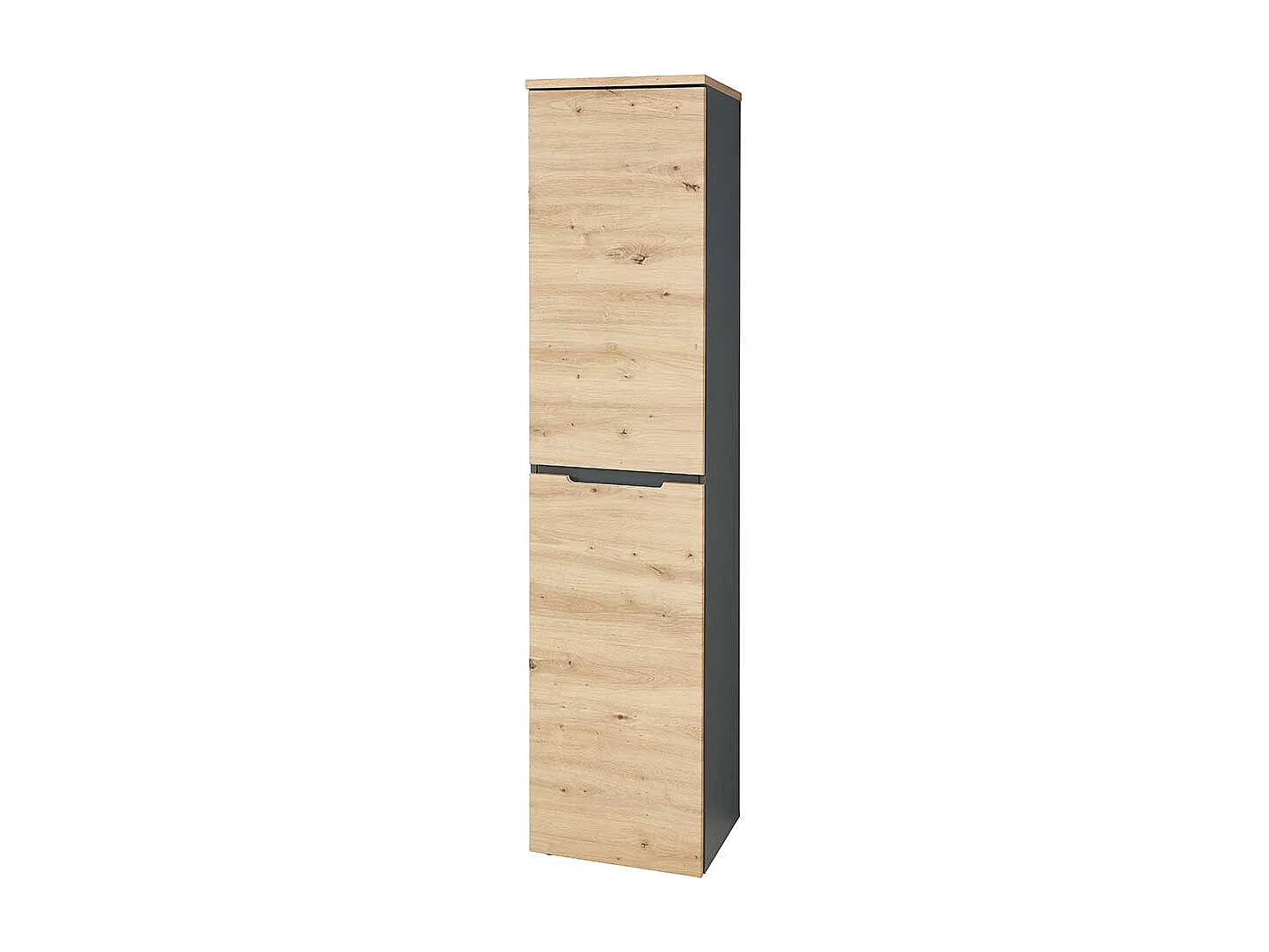 Aktenordnerschrank hoch in modernem Design zwei Drehtüren