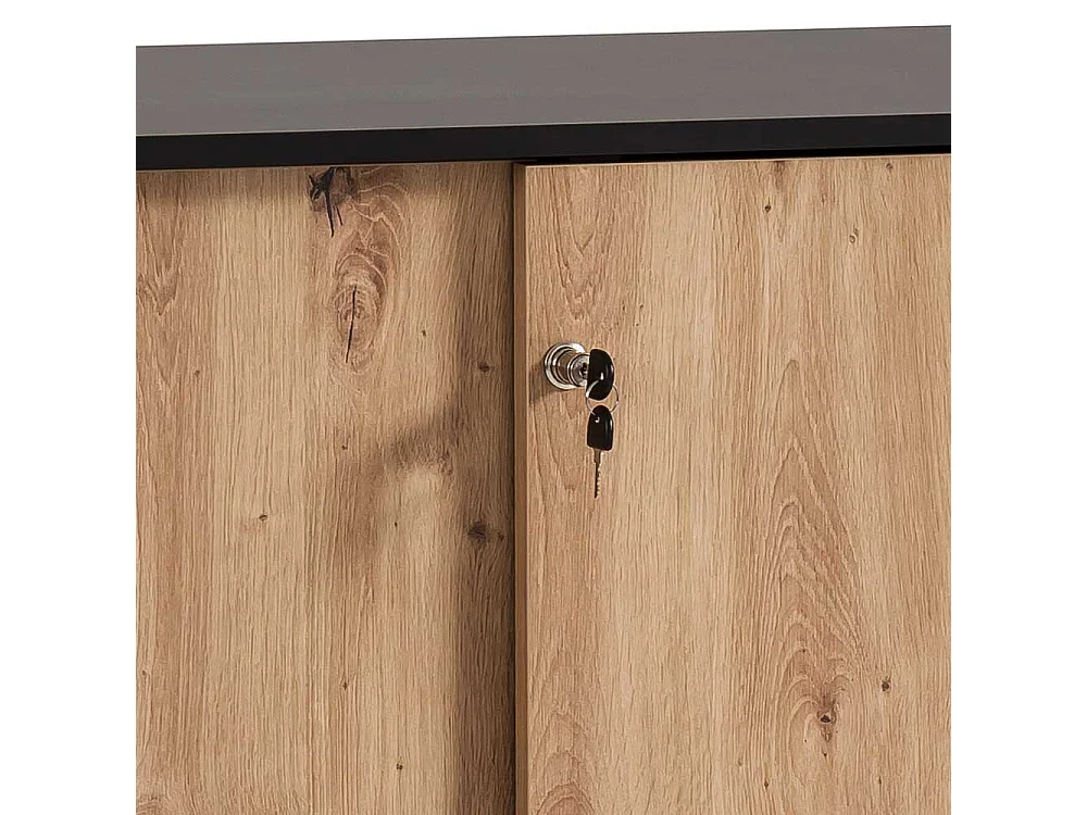 Büroschrank Schrank Büro mit Schiebetüren abschließbar