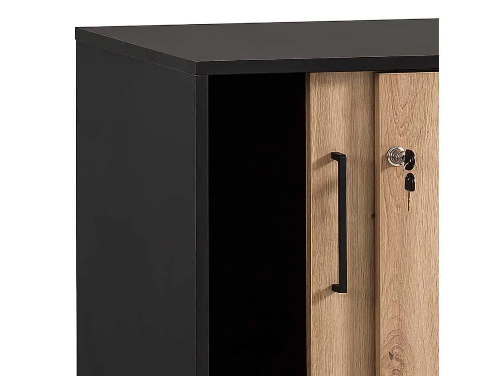 Büroschrank Schrank Büro mit Schiebetüren abschließbar