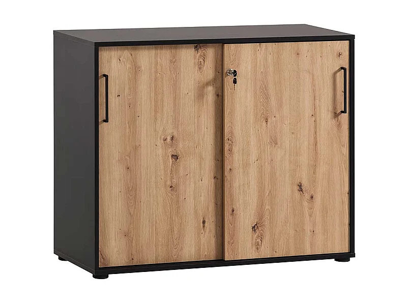 Büroschrank Schrank Büro mit Schiebetüren abschließbar