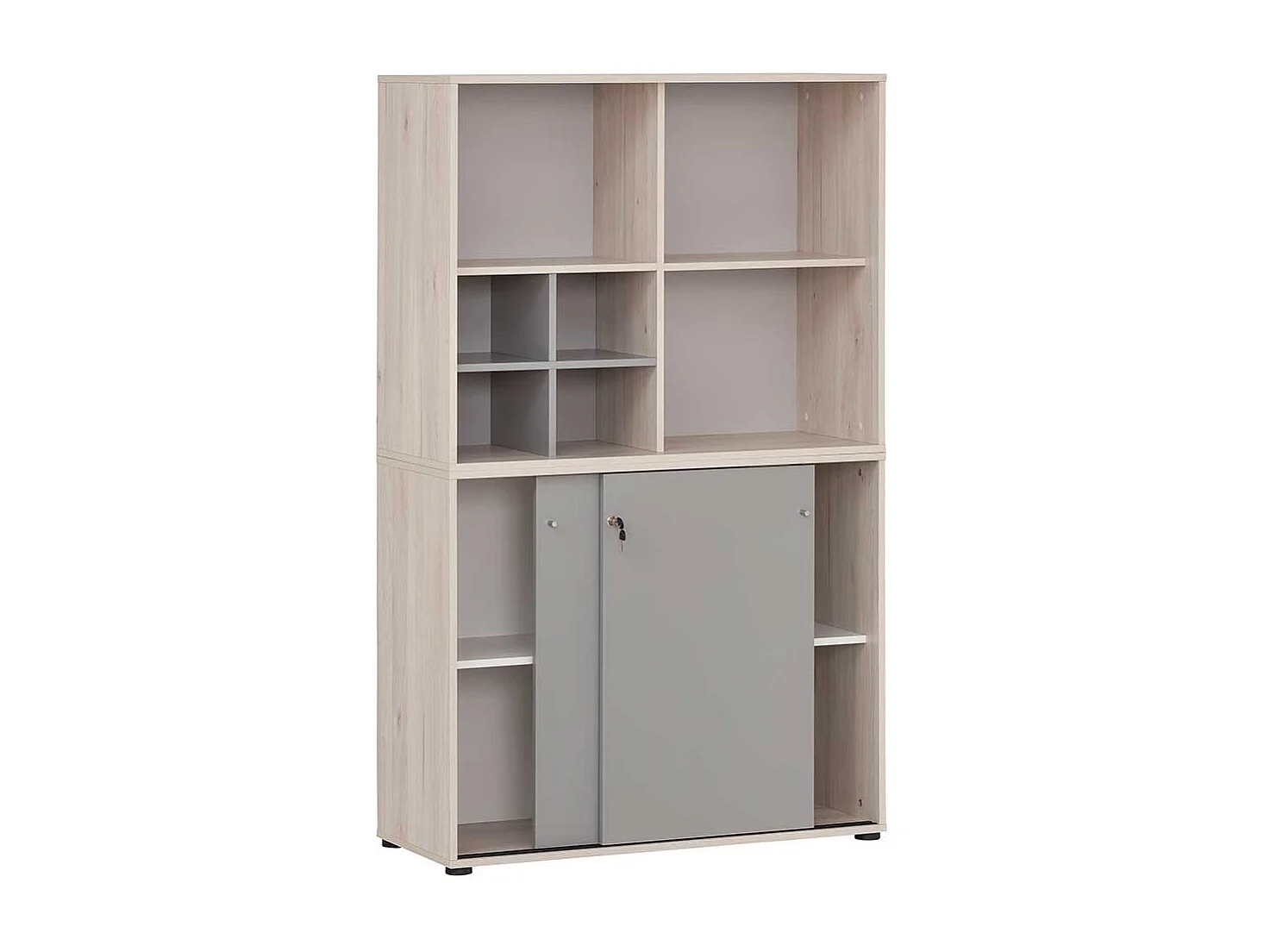 Aktenschrank Made in Germany mit herausnehmbarem Regalkreuz 100 cm breit