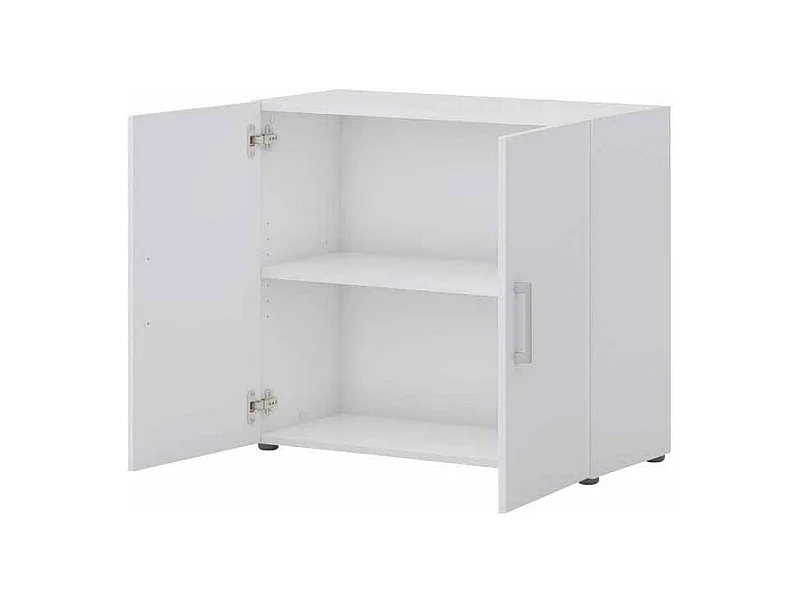 Mini B�roschrank in Wei� 80 cm breit