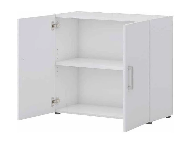 Mini B�roschrank in Wei� 80 cm breit