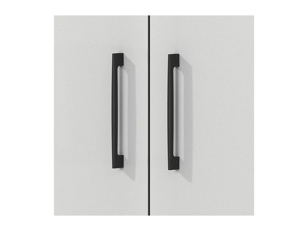 Büroschrank Schrank Büro melaminbeschichtet mit Metallgriffen