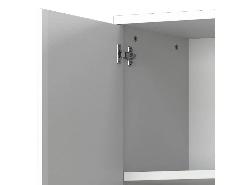 Büroschrank Schrank Büro melaminbeschichtet mit Metallgriffen