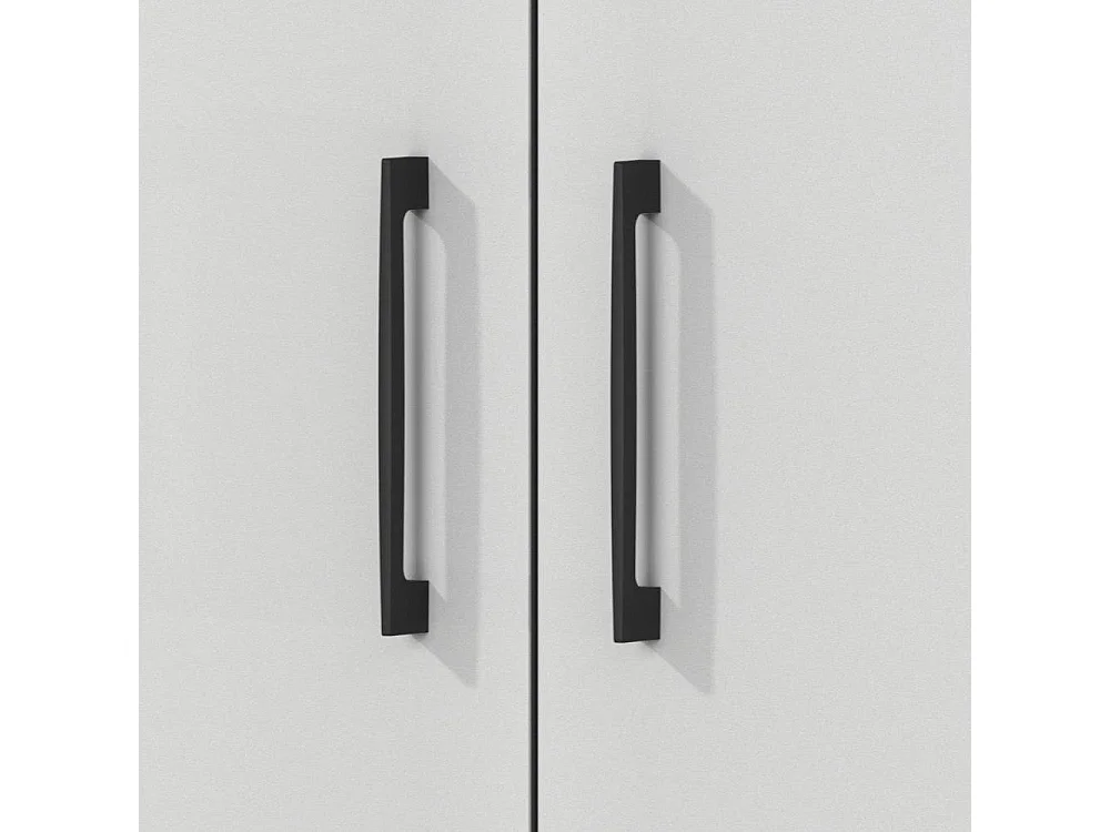 Büroschrank Schrank Büro melaminbeschichtet mit Metallgriffen