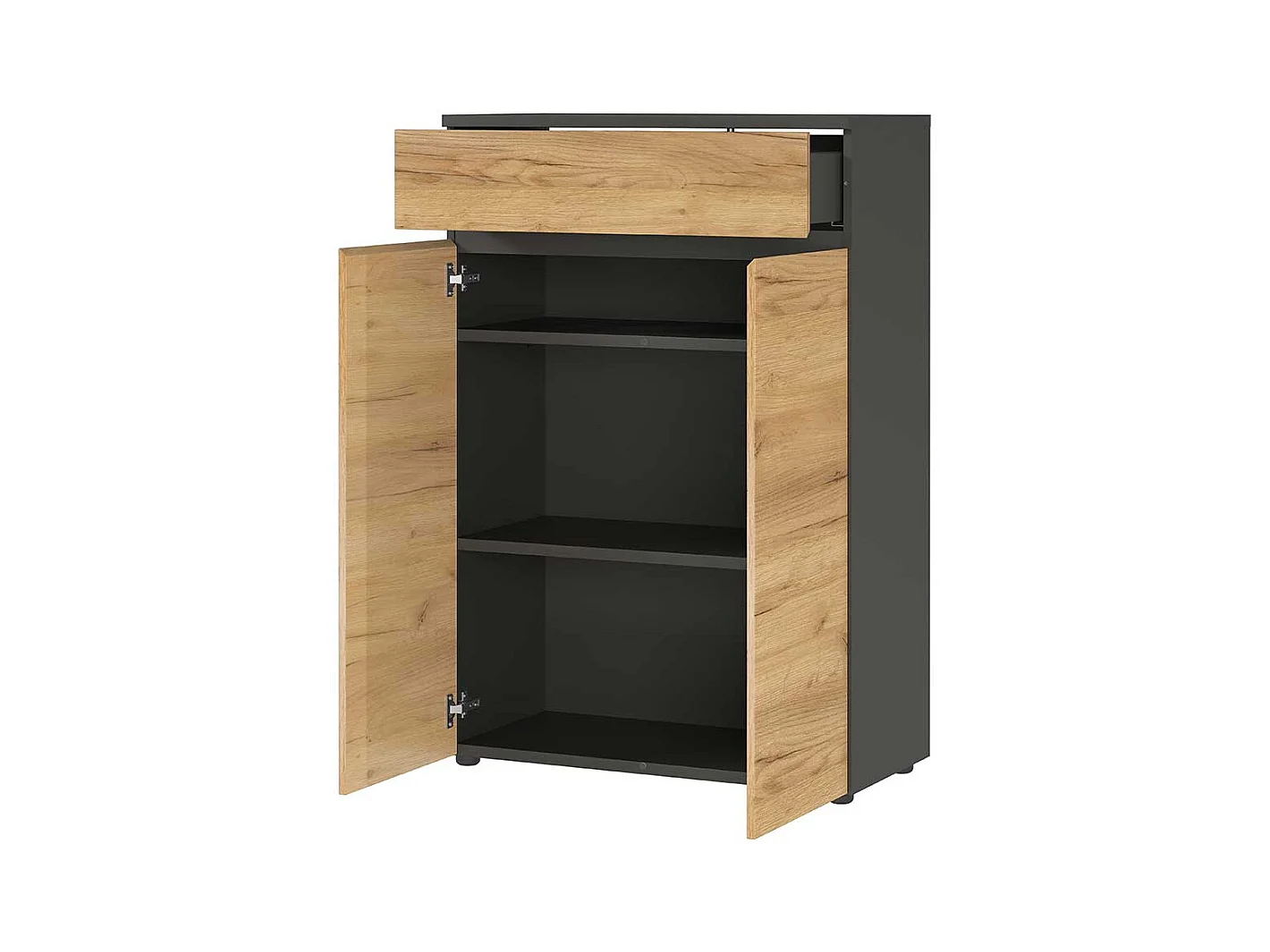 Home Office Aktenschrank 120 cm hoch einer Schublade