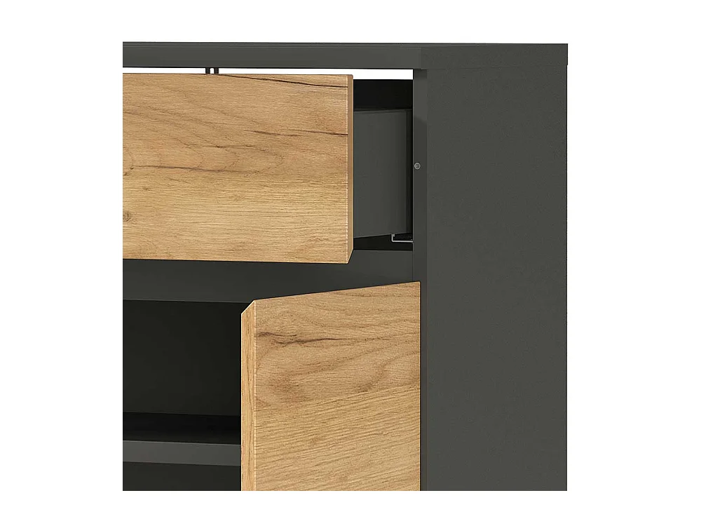 Home Office Aktenschrank 120 cm hoch einer Schublade