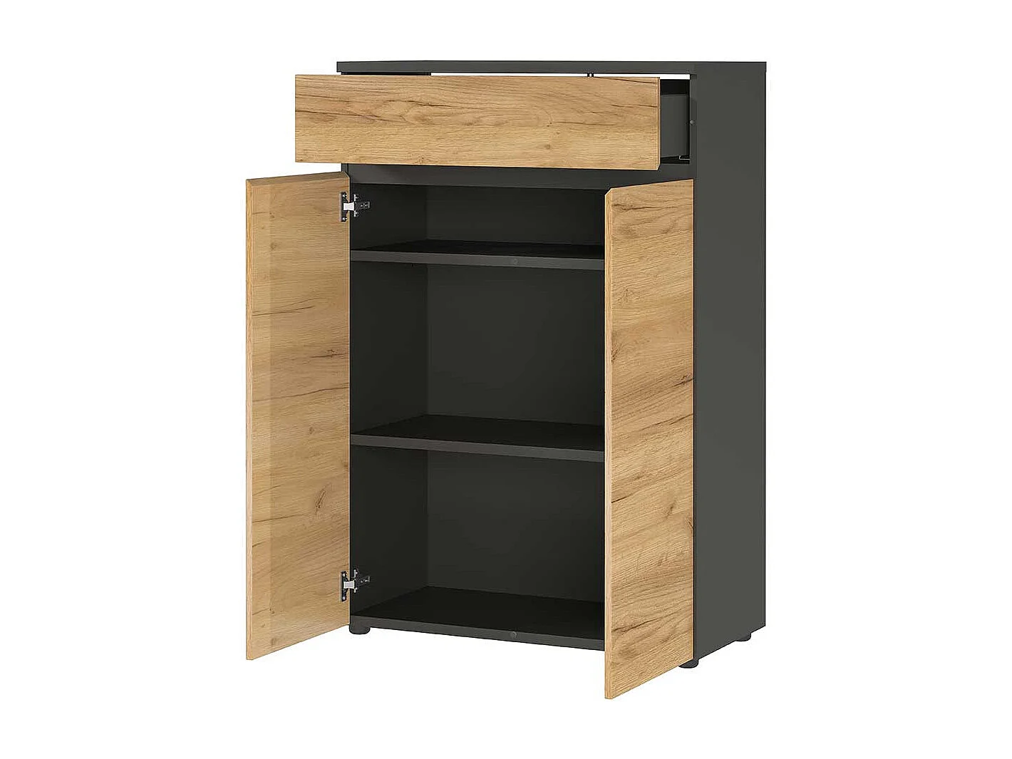 Home Office Aktenschrank 120 cm hoch einer Schublade