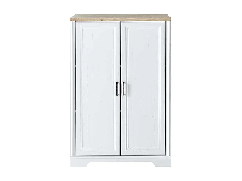 Officeschrank Landhaus mit 2 Drehtüren 86 cm breit