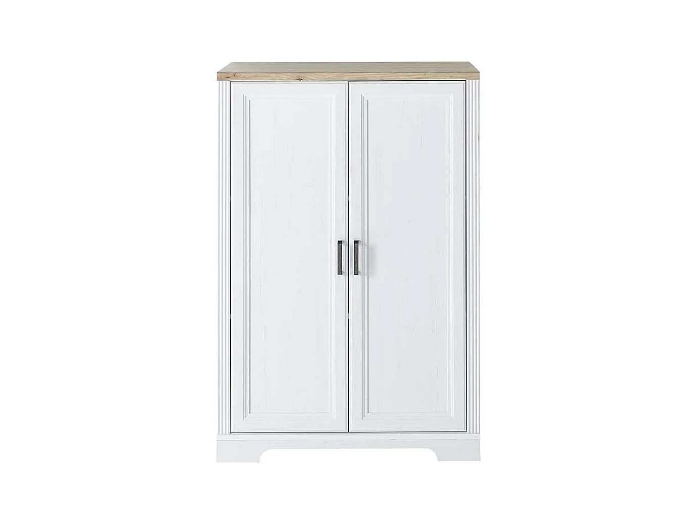 Officeschrank Landhaus mit 2 Drehtüren 86 cm breit