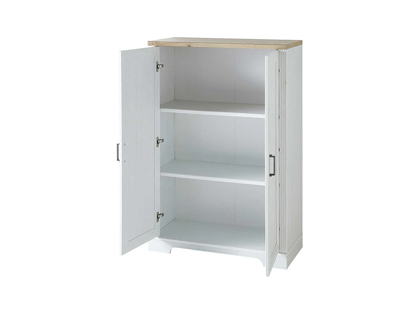 Officeschrank Landhaus mit 2 Drehtüren 86 cm breit