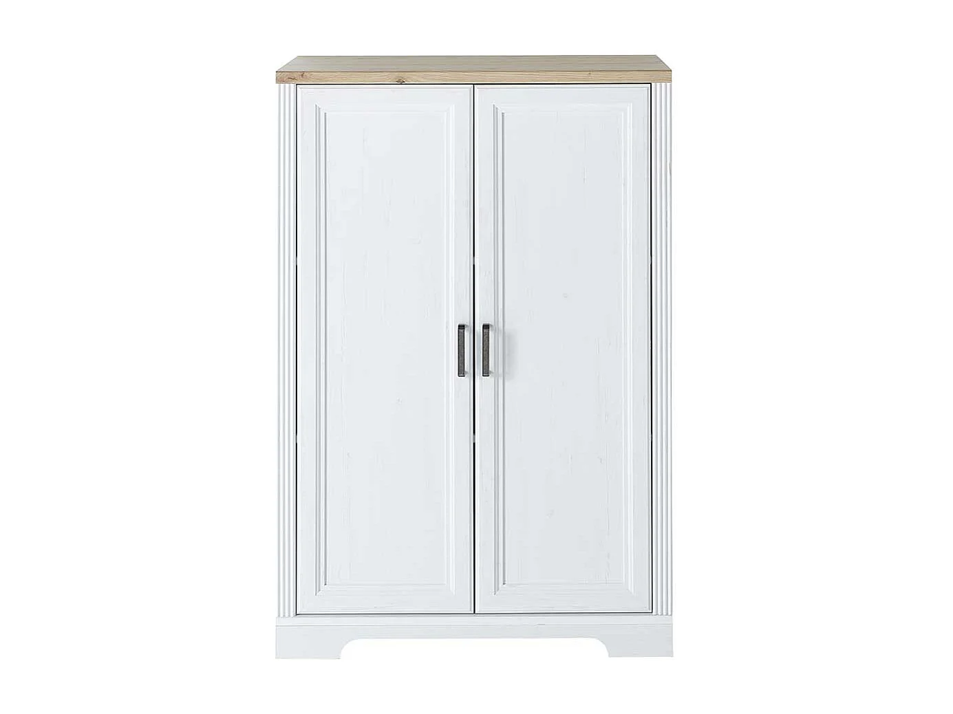 Officeschrank Landhaus mit 2 Drehtüren 86 cm breit