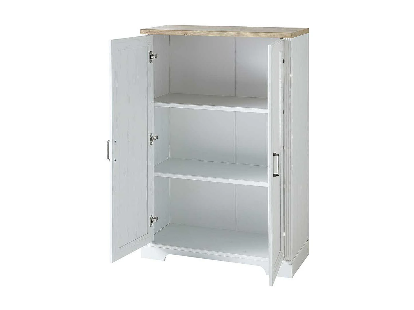 Officeschrank Landhaus mit 2 Drehtüren 86 cm breit