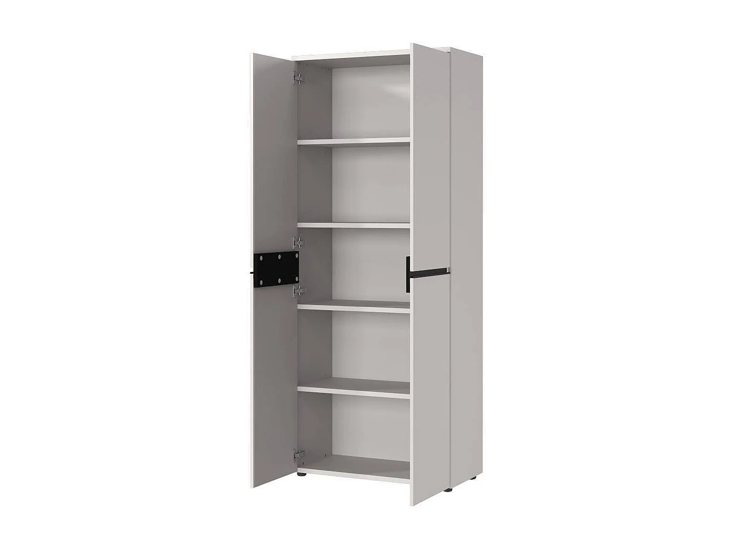 Schrank Büro Officeschrank 197 cm hoch mit Drehtüren