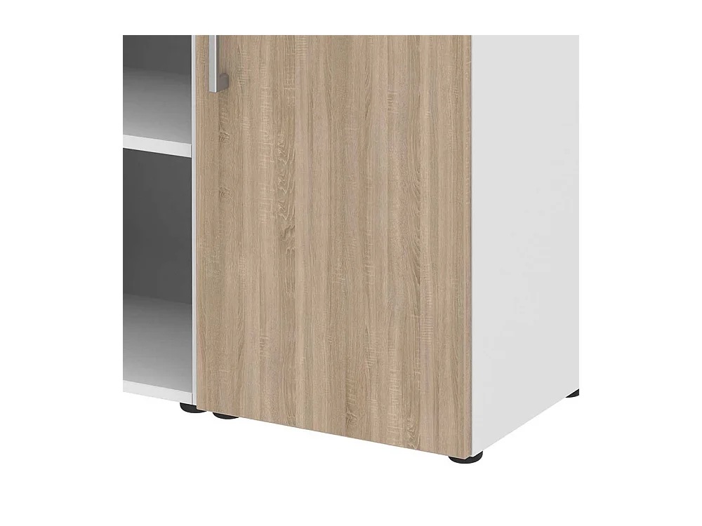 Ordnerschrank Home Office in Sonoma-Eiche Holzoptik Wei�