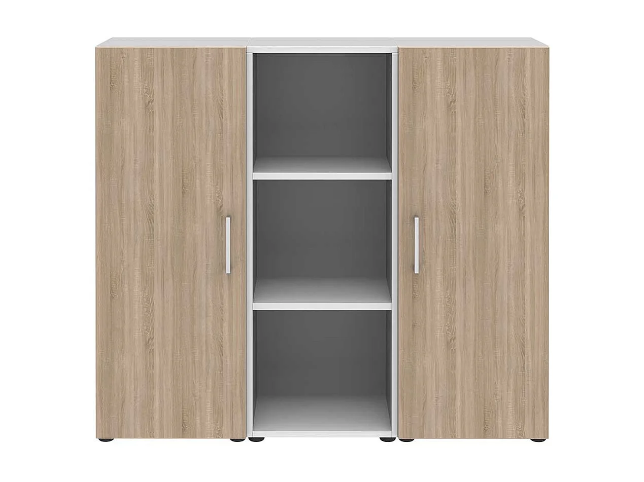 Ordnerschrank Home Office in Sonoma-Eiche Holzoptik Wei�