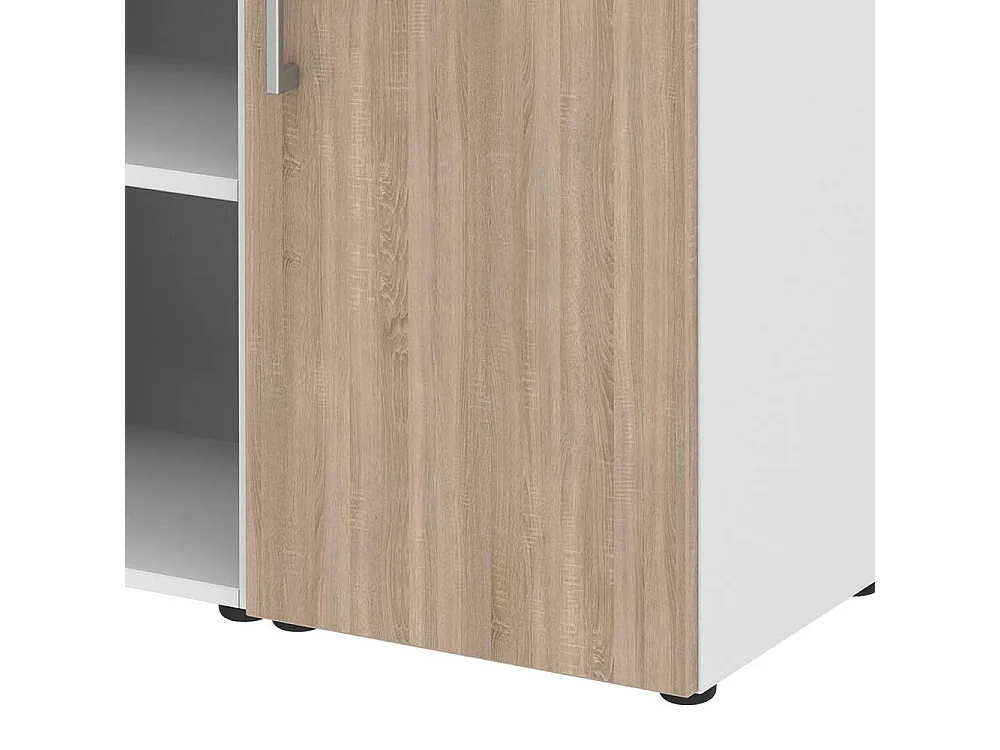 Ordnerschrank Home Office in Sonoma-Eiche Holzoptik Wei�