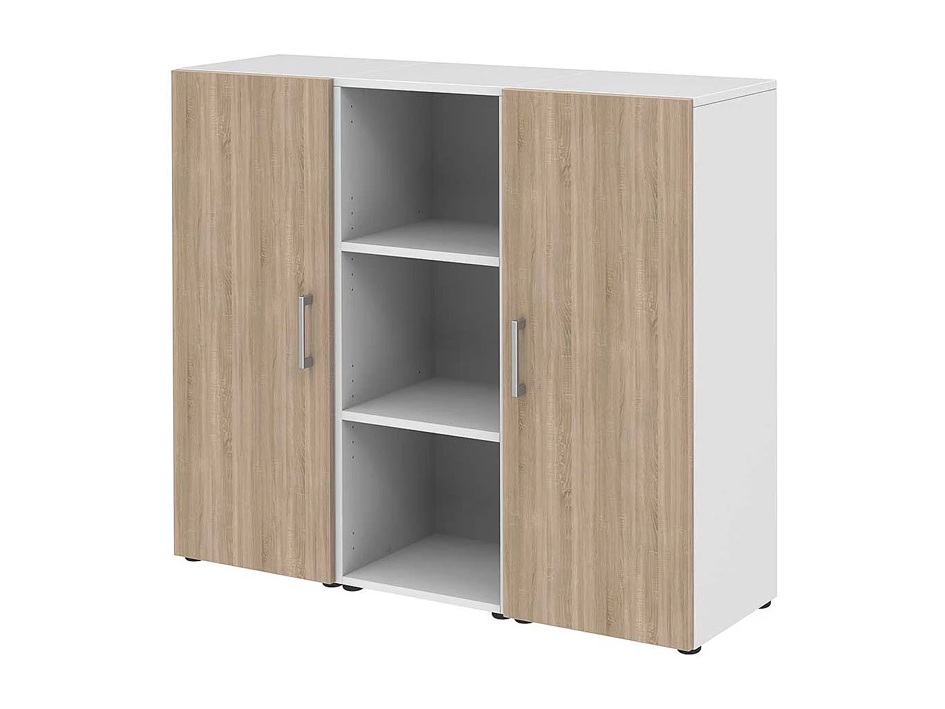 Ordnerschrank Home Office in Sonoma-Eiche Holzoptik Wei�