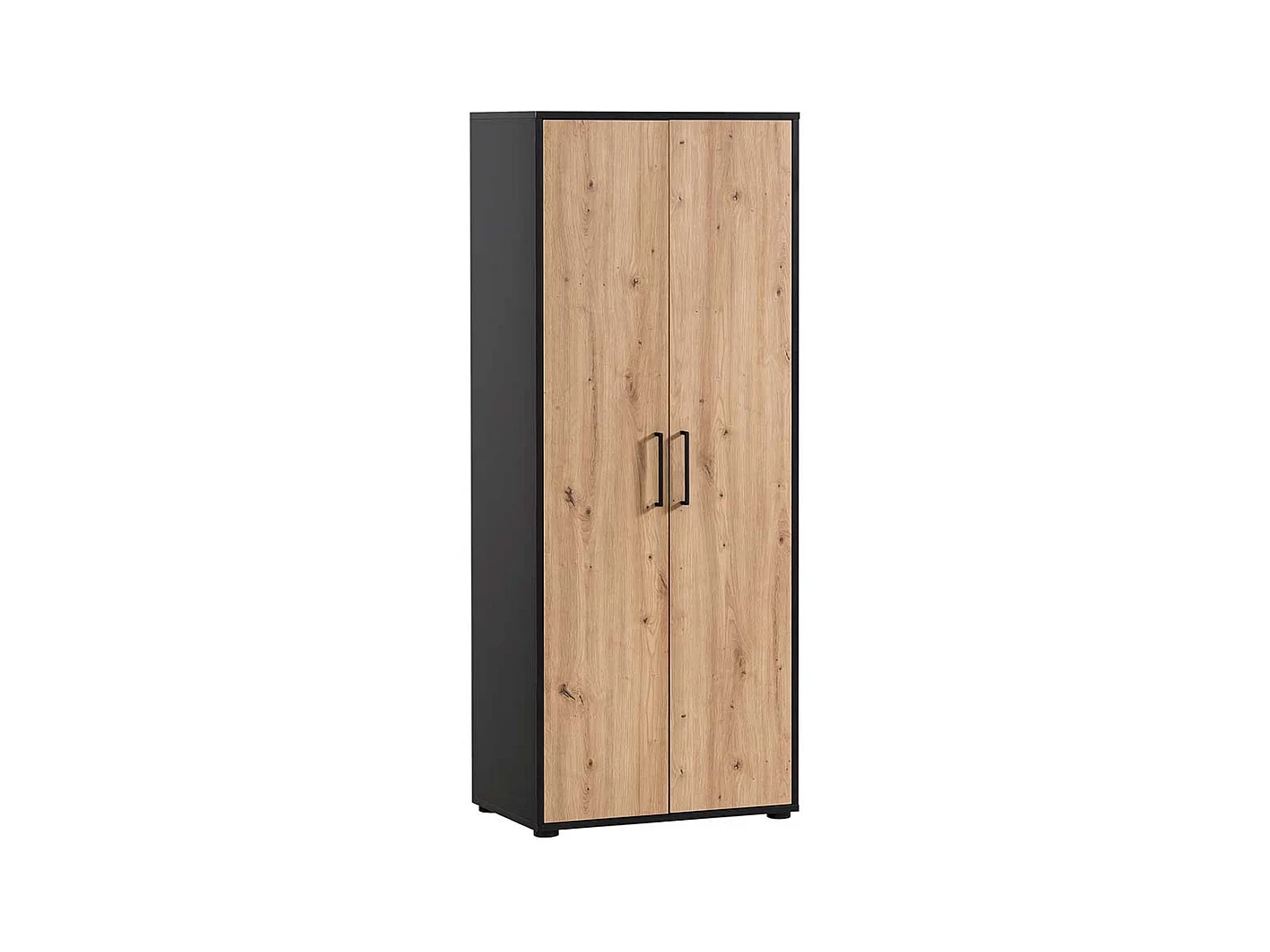 Schrank Büro Büroschrank mit Holzwerkstoff Türen und Metallgriffen