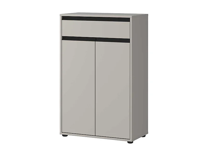 Kommode Bad Schrank mit einer Schublade und Drehtüren