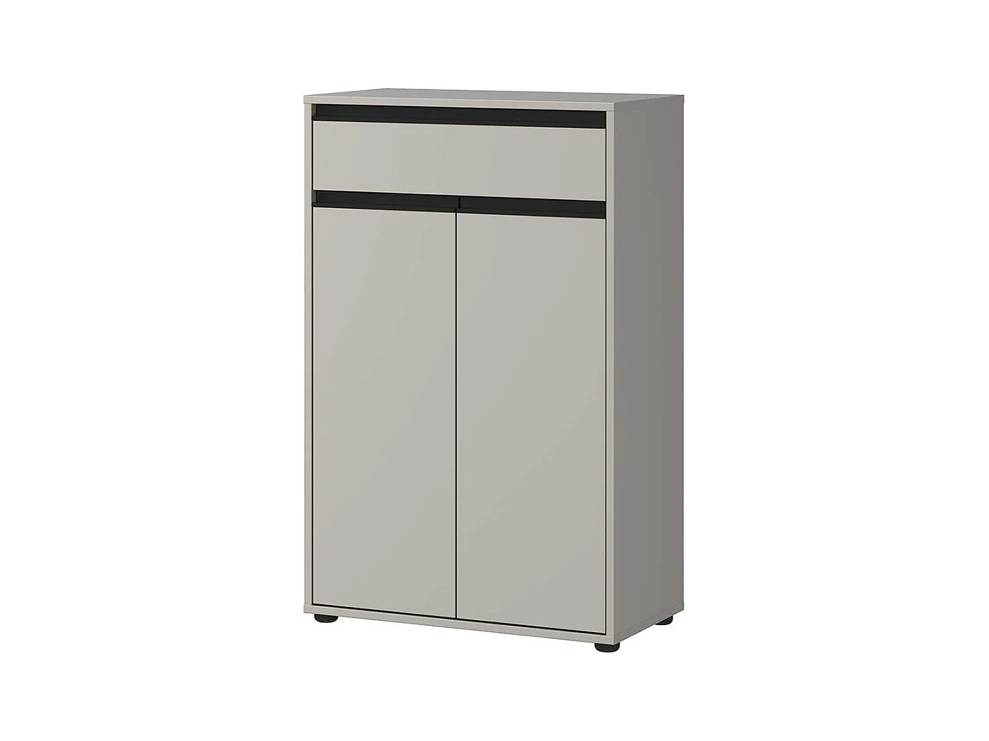 Kommode Bad Schrank mit einer Schublade und Drehtüren