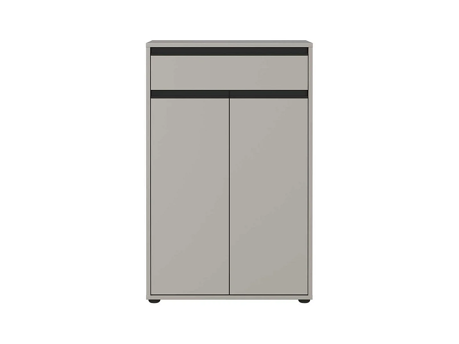 Kommode Bad Schrank mit einer Schublade und Drehtüren