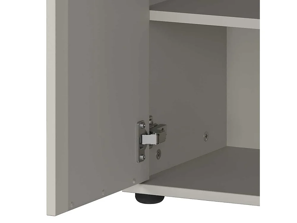 Kommode Bad Schrank mit einer Schublade und Drehtüren