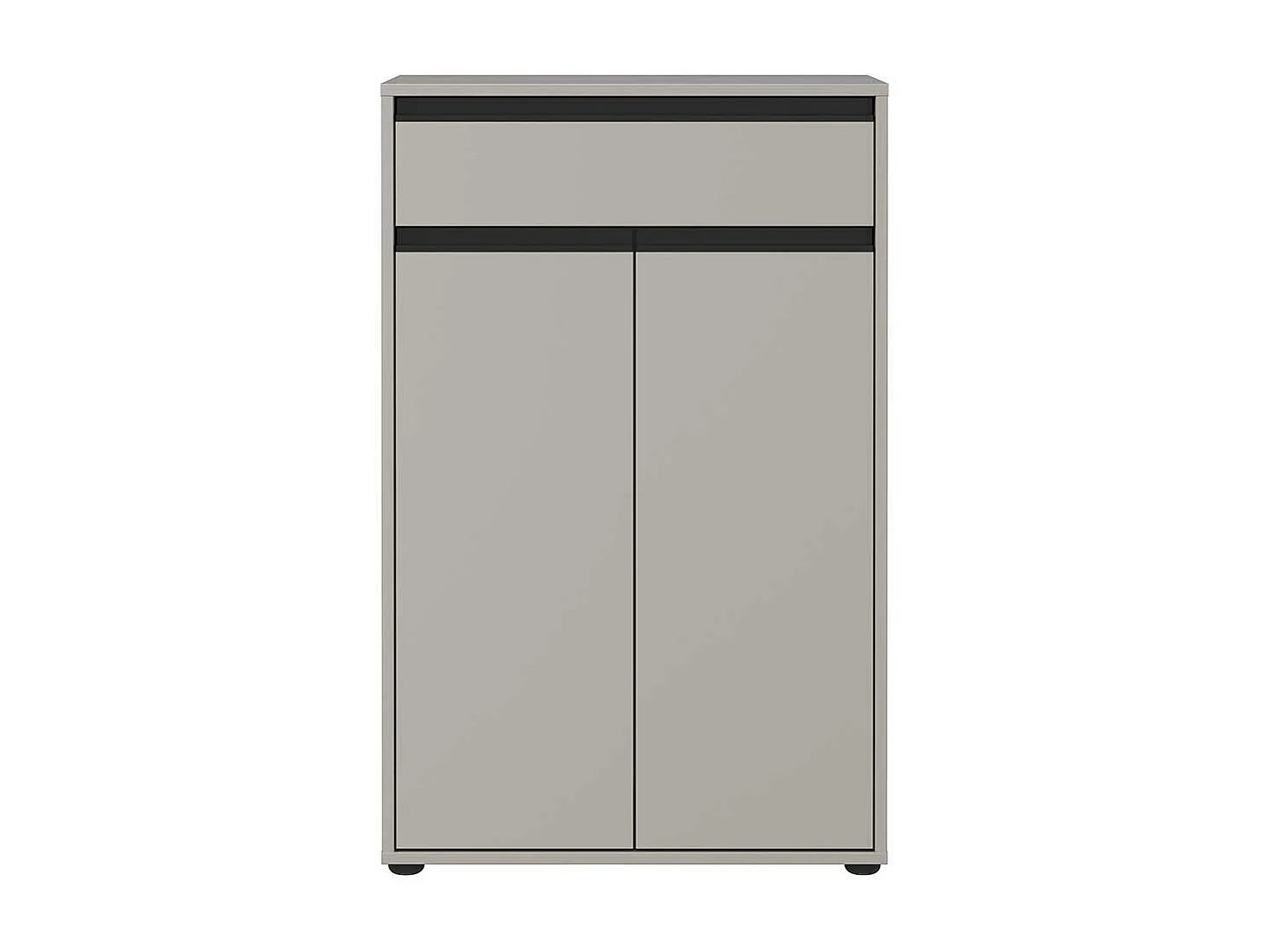 Kommode Bad Schrank mit einer Schublade und Drehtüren